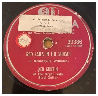 Griffin, Ken / Red Sails in the Sunset