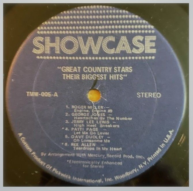 Various Artists / Great Country Stars - Their Biggest Hits (TMW-005)
