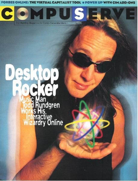 CompuServe / Todd Rundgren - Desktop Rocker / January 1996