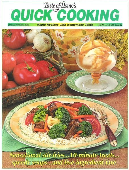 Quick Cooking / Sensational Stir Fries... / January - February 2003 | Magazine (2003)