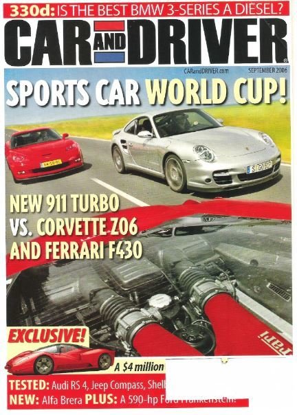 Car and Driver / Sports Car World Cup! / September 2006