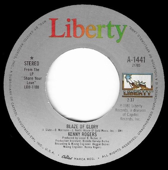 Rogers, Kenny / Blaze of Glory