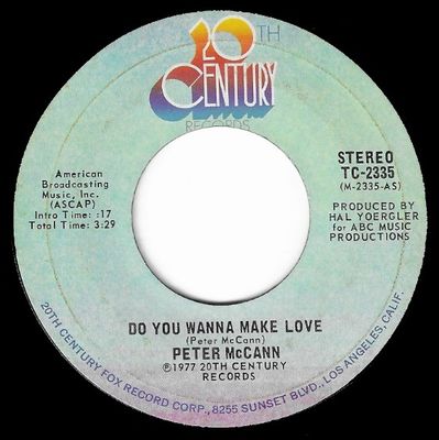 McCann, Peter / Do You Wanna Make Love