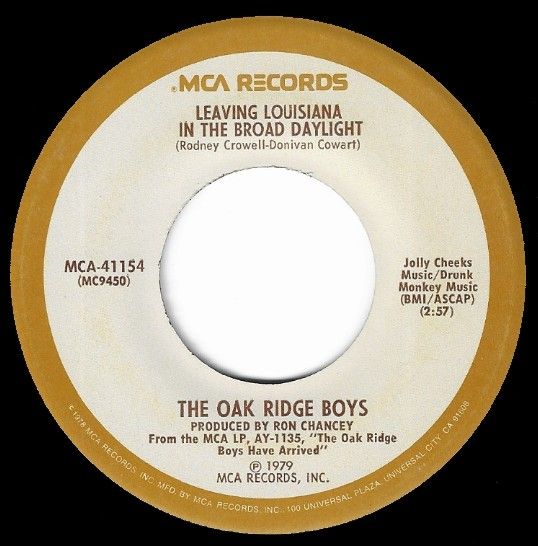 Oak Ridge Boys / Leaving Louisiana in the Broad Daylight