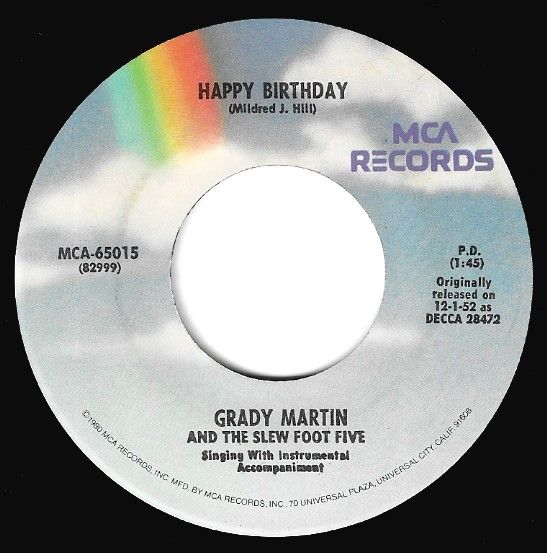 Martin, Grady / Happy Birthday