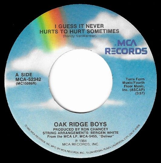 Oak Ridge Boys / I Guess It Never Hurts to Hurt Sometimes