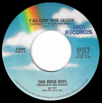 Oak Ridge Boys / Y'all Come Back Saloon