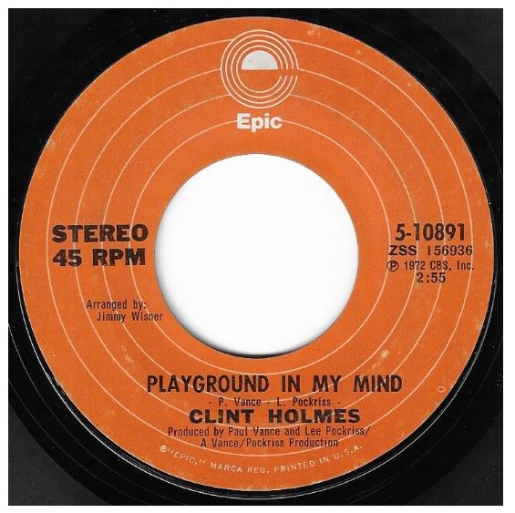 Holmes, Clint / Playground in My Mind