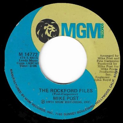 Post, Mike / The Rockford Files