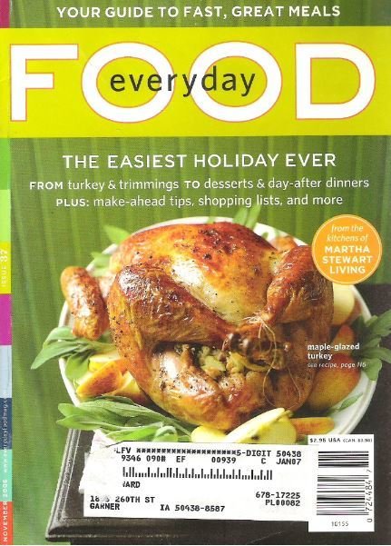 Everyday Food / The Easiest Holiday Ever / November 2006 | Magazine (2006)