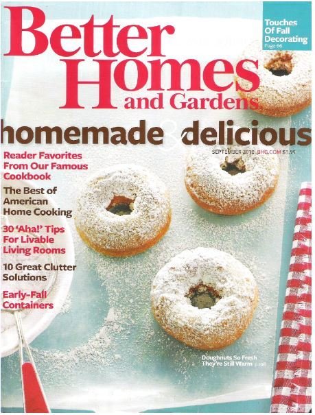 Better Homes and Gardens / Homemade + Delicious / September 2010