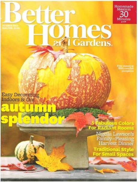Better Homes and Gardens / Autumn Splendor / October 2010