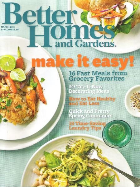 Better Homes and Gardens / Make It Easy! / March 2011
