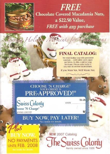 Swiss Colony, The / New 2007 Catalog