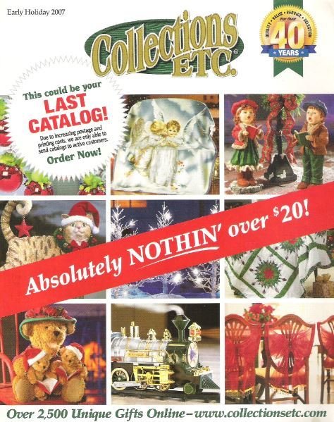 Collections Etc. / Absolutely Nothin' Over $20 / Early Holiday 2007 | Catalog (2007)
