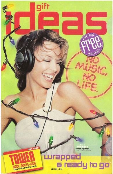 Tower Records / Kylie Minogue | Catalog | December 2002