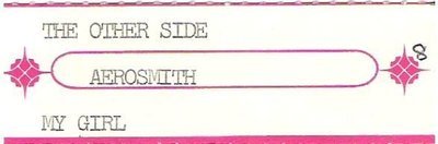 Aerosmith / The Other Side | Jukebox Title Strip (1990)