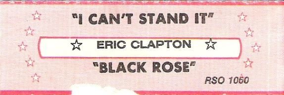 Clapton, Eric / I Can't Stand It / RSO 1060 | Jukebox Title Strip (1981)