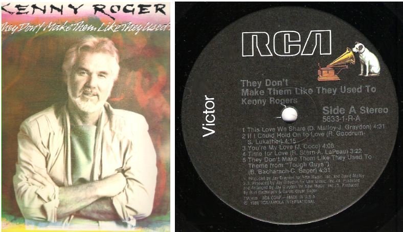 Rogers, Kenny / They Don&#39;t Make Them Like They Used To (1986) / RCA Victor 5633-1-R (Album, 12&quot; Vinyl)