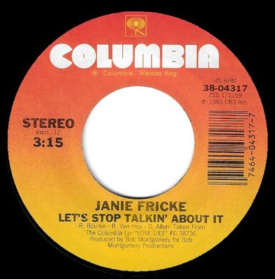 Fricke, Janie / Let's Stop Talkin' About It