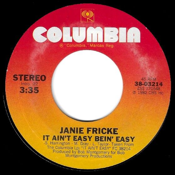 Fricke, Janie / It Ain't Easy Bein' Easy
