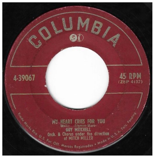 Mitchell, Guy / My Heart Cries For You