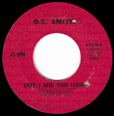 Smith, O.C. / Baby, I Need Your Loving