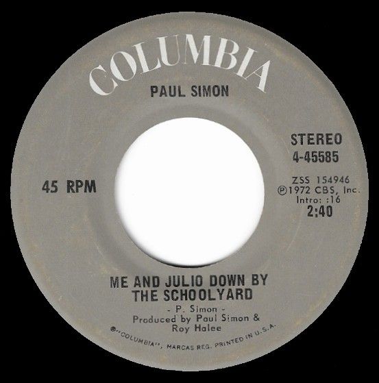 Simon, Paul / Me and Julio Down By the Schoolyard