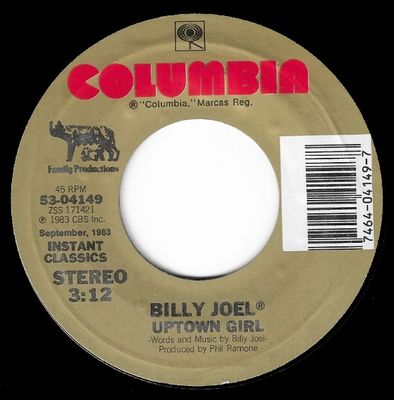 Joel, Billy / Uptown Girl