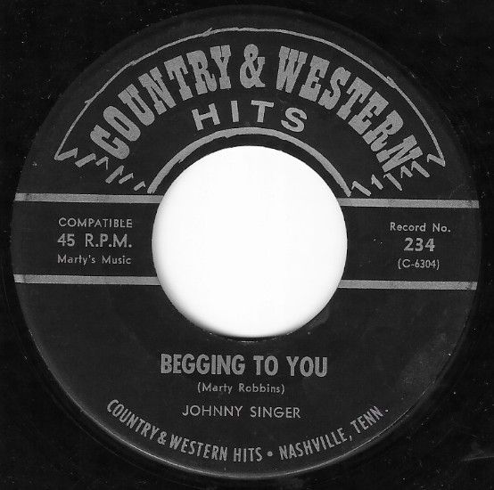 Singer, Johnny / Begging To You
