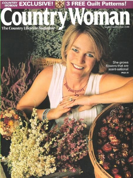 Country Woman / She Grows Flowers That Are Scent-Sational / September - October 2006