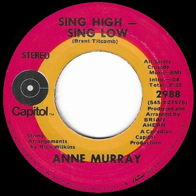 Murray, Anne / Sing High - Sing Low