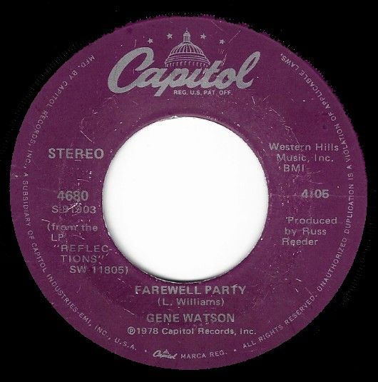 Watson, Gene / Farewell Party