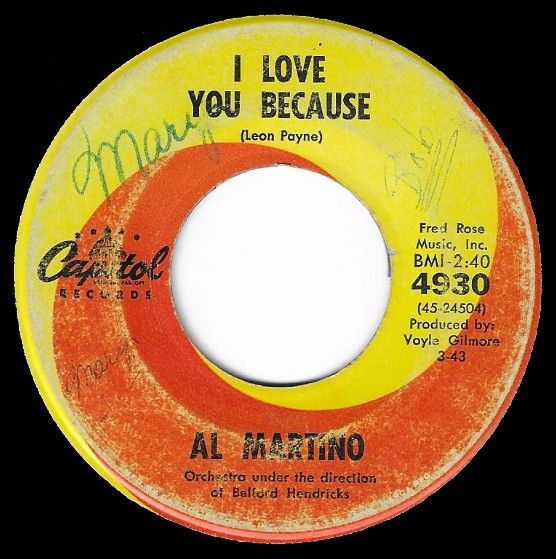 Martino, Al / I Love You Because