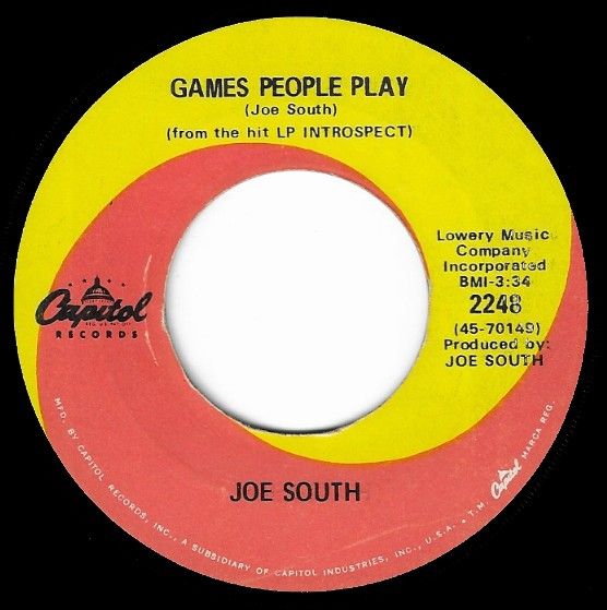 South, Joe / Games People Play