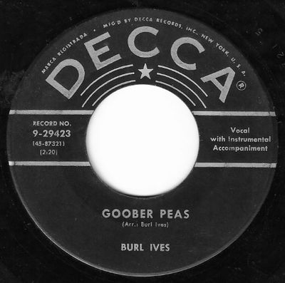 Ives, Burl / Goober Peas