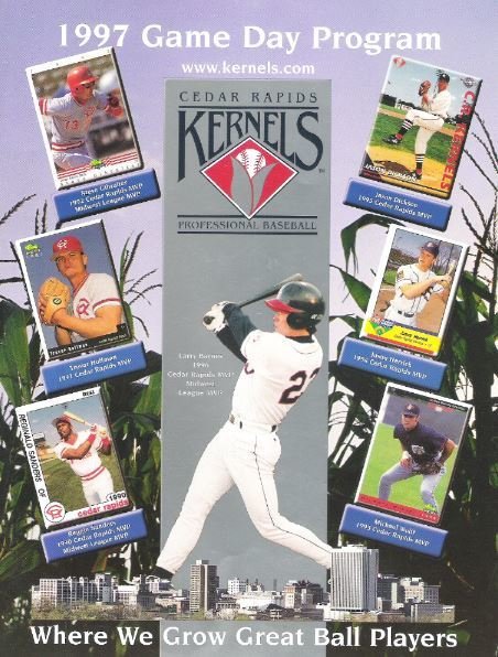 Cedar Rapids Kernels / 1997 Game Day Program | Baseball Program (1997)
