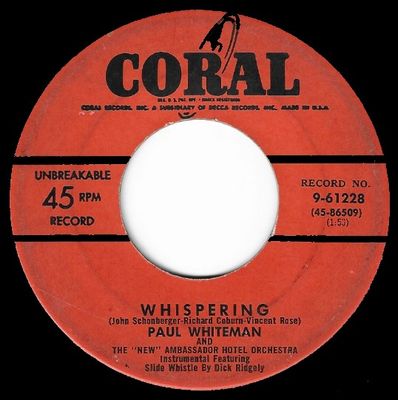 Whiteman, Paul / Whispering