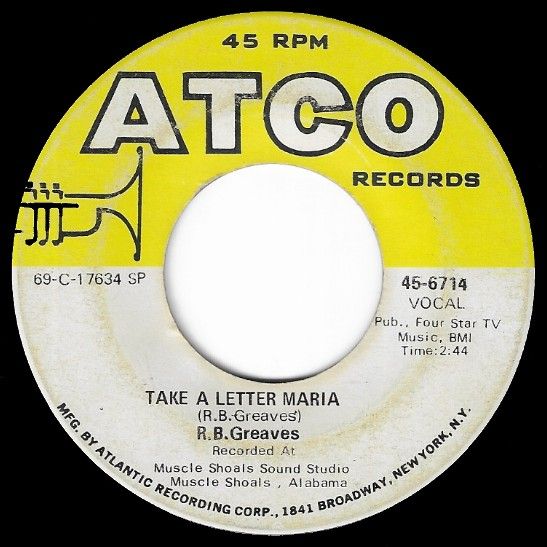 Greaves, R.B. / Take a Letter Maria