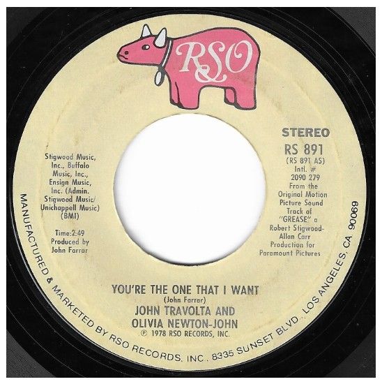 Travolta, John (+ Olivia Newton-John) / You&#39;re the One That I Want