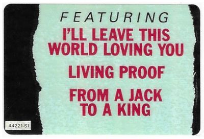 Van Shelton, Ricky / Loving Proof