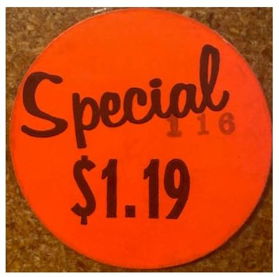 Special $1.19