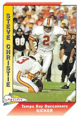 Christie, Steve / 1991 Tampa Bay Buccaneers / Pacific #498