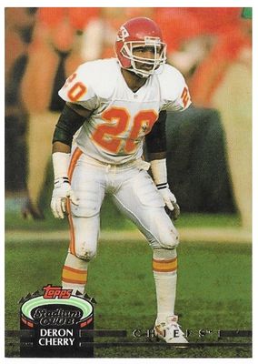 Cherry, Deron / 1992 Kansas City Chiefs / Stadium Club #80