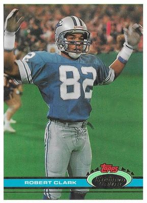 Clark, Robert / 1991 Detroit Lions / Stadium Club #483
