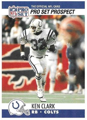 Clark Ken / 1990 Indianapolis Colts / Pro Set #751
