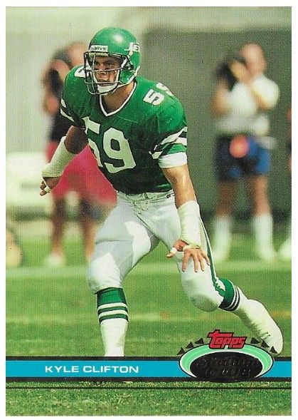 Clifton, Kyle / 1991 New York Jets / Stadium Club #320