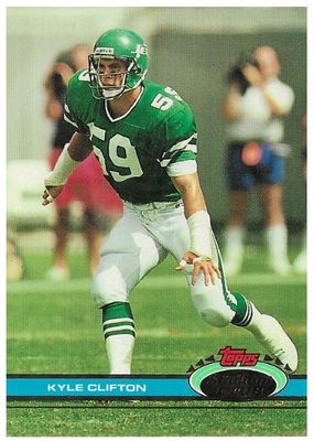 Clifton, Kyle / 1991 New York Jets / Stadium Club #320