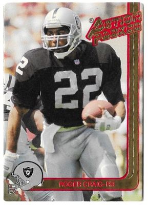Craig, Roger / 1991 Los Angeles Raiders / Action Packed #78