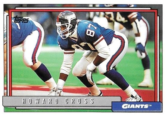 Cross, Howard / 1992 New York Giants / Topps #233